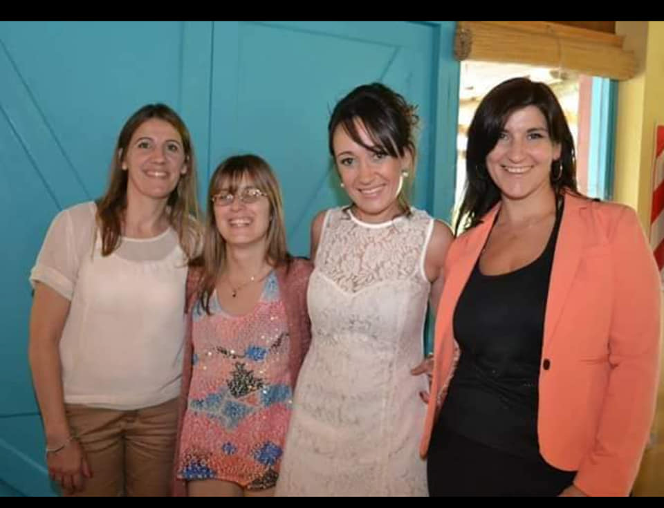 Romina en un evento.